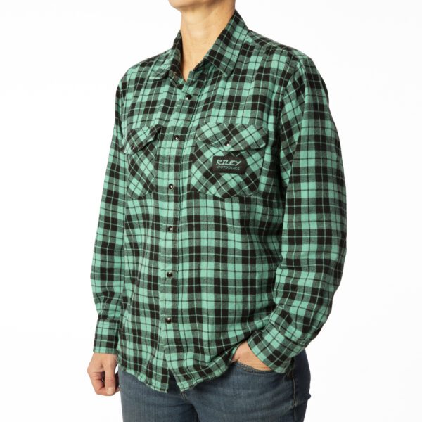 Riley Long Sleeve Plaid Shirt - Image 3